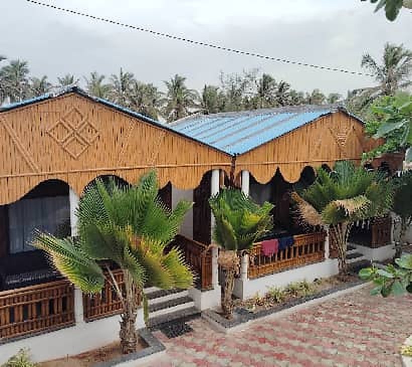Bamboo cottage at Myra Golden Beach Resort